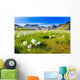 Landmannalaugar Amazing Flower Field Wall Decal