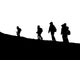 Hiking Mountain Wall Decal