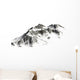 Snowy Mountains Wall Decal