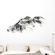 Snowy Mountains Wall Decal