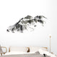 Snowy Mountains Wall Decal