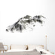 Snowy Mountains Wall Decal