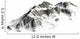 Snowy Mountains Wall Decal