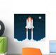 Space Shuttle Launch Vector Wall Decal