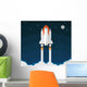 Space Shuttle Launch Vector Wall Decal