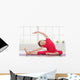 Little Girl Making Gymnastics Wall Decal