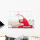 Little Girl Making Gymnastics Wall Decal