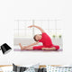 Little Girl Making Gymnastics Wall Decal