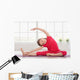 Little Girl Making Gymnastics Wall Decal