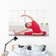 Little Girl Making Gymnastics Wall Decal