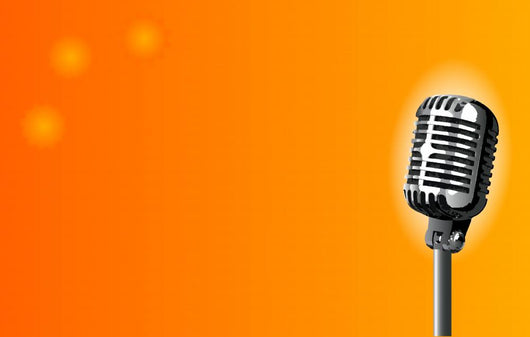 Microphone Stage Wall Decal