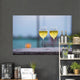 Two Glasses Tasty White Wall Decal