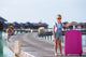 Little Adorable Girl with Wall Decal