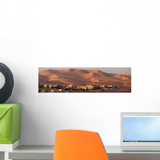 Blockhouse Desert Wall Decal Panoramic Wall Decal