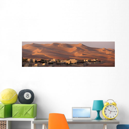 Blockhouse Desert Wall Decal Panoramic Wall Decal