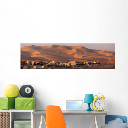 Blockhouse Desert Wall Decal Panoramic Wall Decal