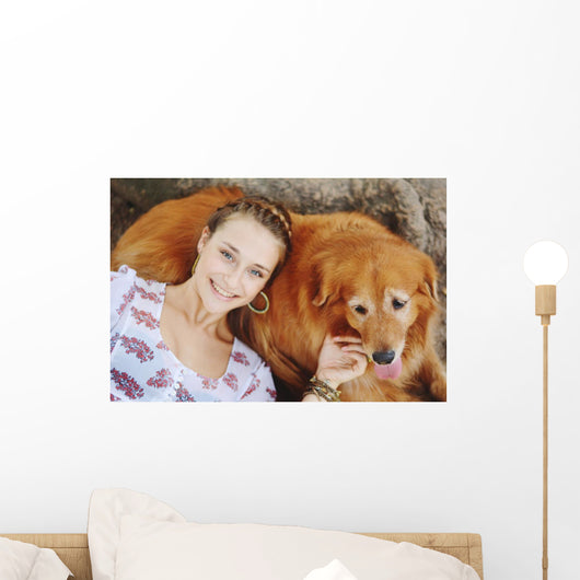 Young Woman with Her Wall Decal