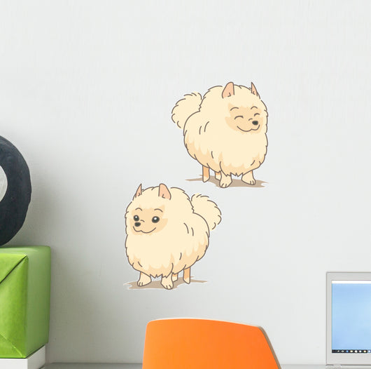 Dog Pomeranian Wall Stickers Wall Decal