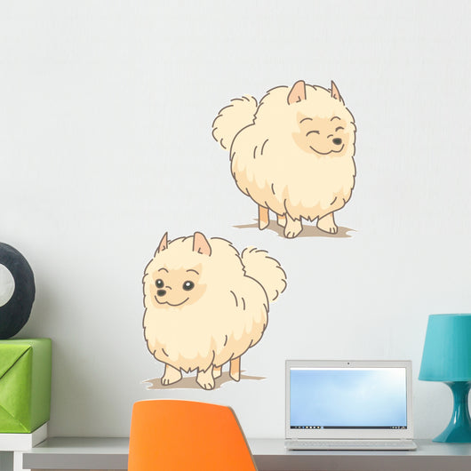 Dog Pomeranian Wall Stickers Wall Decal