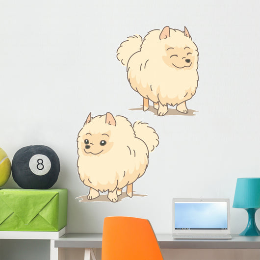 Dog Pomeranian Wall Stickers Wall Decal