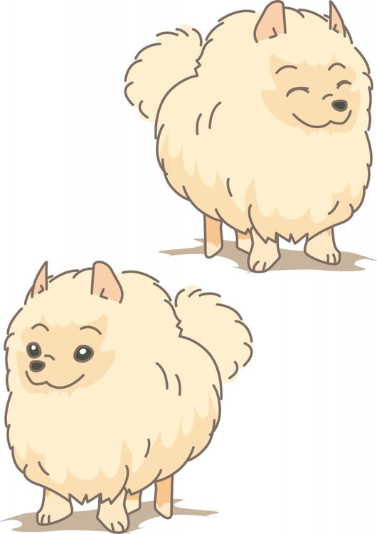 Dog Pomeranian Wall Stickers Wall Decal