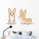 Dog Pembroke Welsh Corgi Wall Stickers Wall Decal