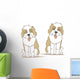 Dog Saint Bernard Wall Stickers Wall Decal