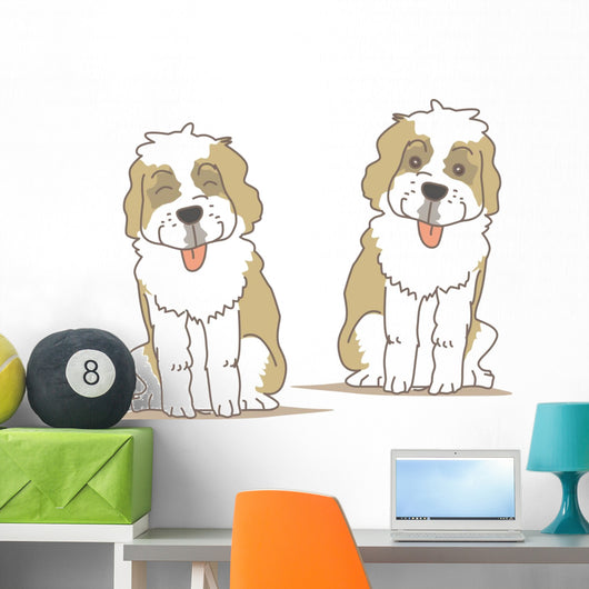 Dog Saint Bernard Wall Stickers Wall Decal