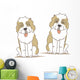 Dog Saint Bernard Wall Stickers Wall Decal