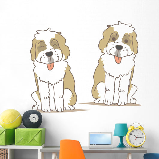 Dog Saint Bernard Wall Stickers Wall Decal