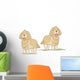 Dog Golden Retriever Wall Stickers Wall Decal
