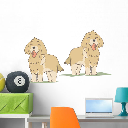 Dog Golden Retriever Wall Stickers Wall Decal