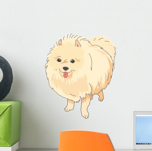 Dog Pomeranian Wall Decal