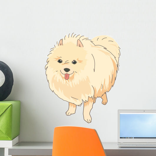 Dog Pomeranian Wall Decal