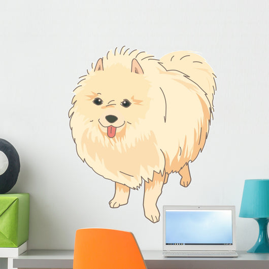 Dog Pomeranian Wall Decal