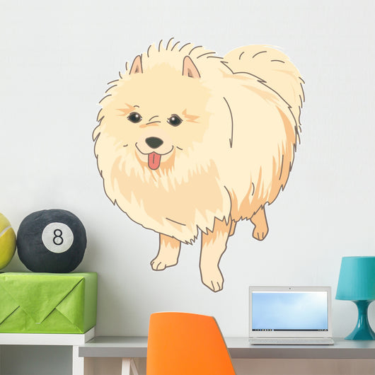 Dog Pomeranian Wall Decal