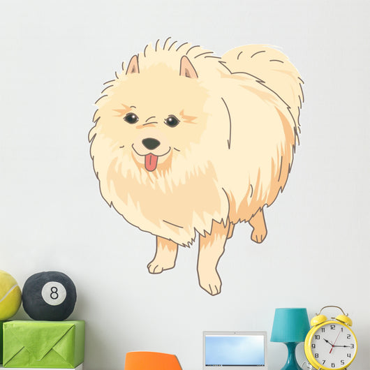 Dog Pomeranian Wall Decal