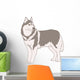 Dog Siberian Husky Wall Decal
