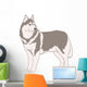 Dog Siberian Husky Wall Decal