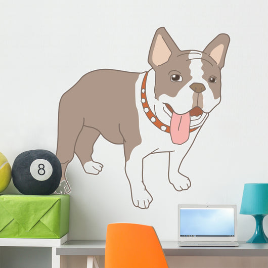 Dog French Bulldog Real Wall Decal