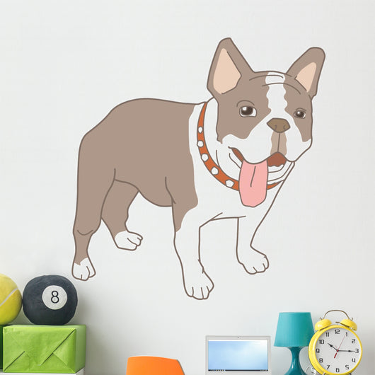 Dog French Bulldog Real Wall Decal