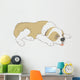 Dog Saint Bernard Real Wall Decal