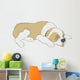 Dog Saint Bernard Real Wall Decal