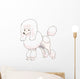 Dog Poodle Real Wall Decal