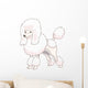 Dog Poodle Real Wall Decal