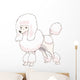 Dog Poodle Real Wall Decal