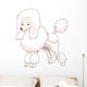 Dog Poodle Real Wall Decal