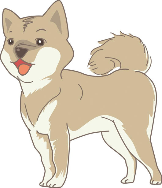 Dog Shiba Real Wall Decal