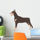 Dog Doberman Pinscher Real Wall Decal