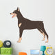 Dog Doberman Pinscher Real Wall Decal